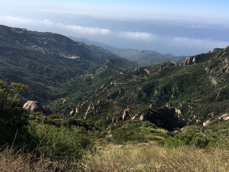 The view to the Pacific from Piuma Rd